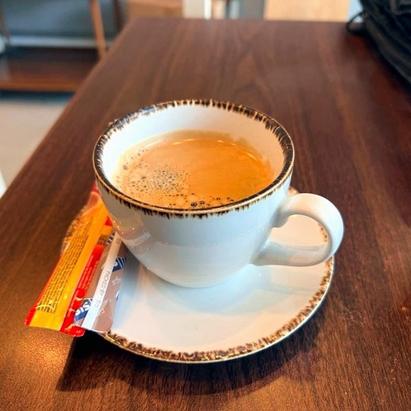 Coffee included with set lunch