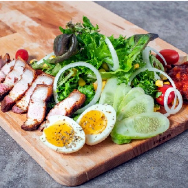 Bockwurst Pork Belly Garden